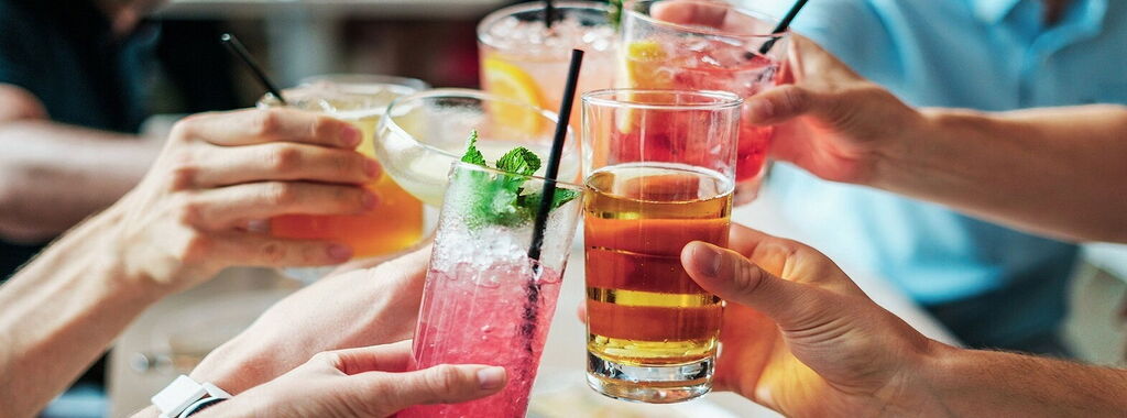 Cocktail italiani sulla spiaggia