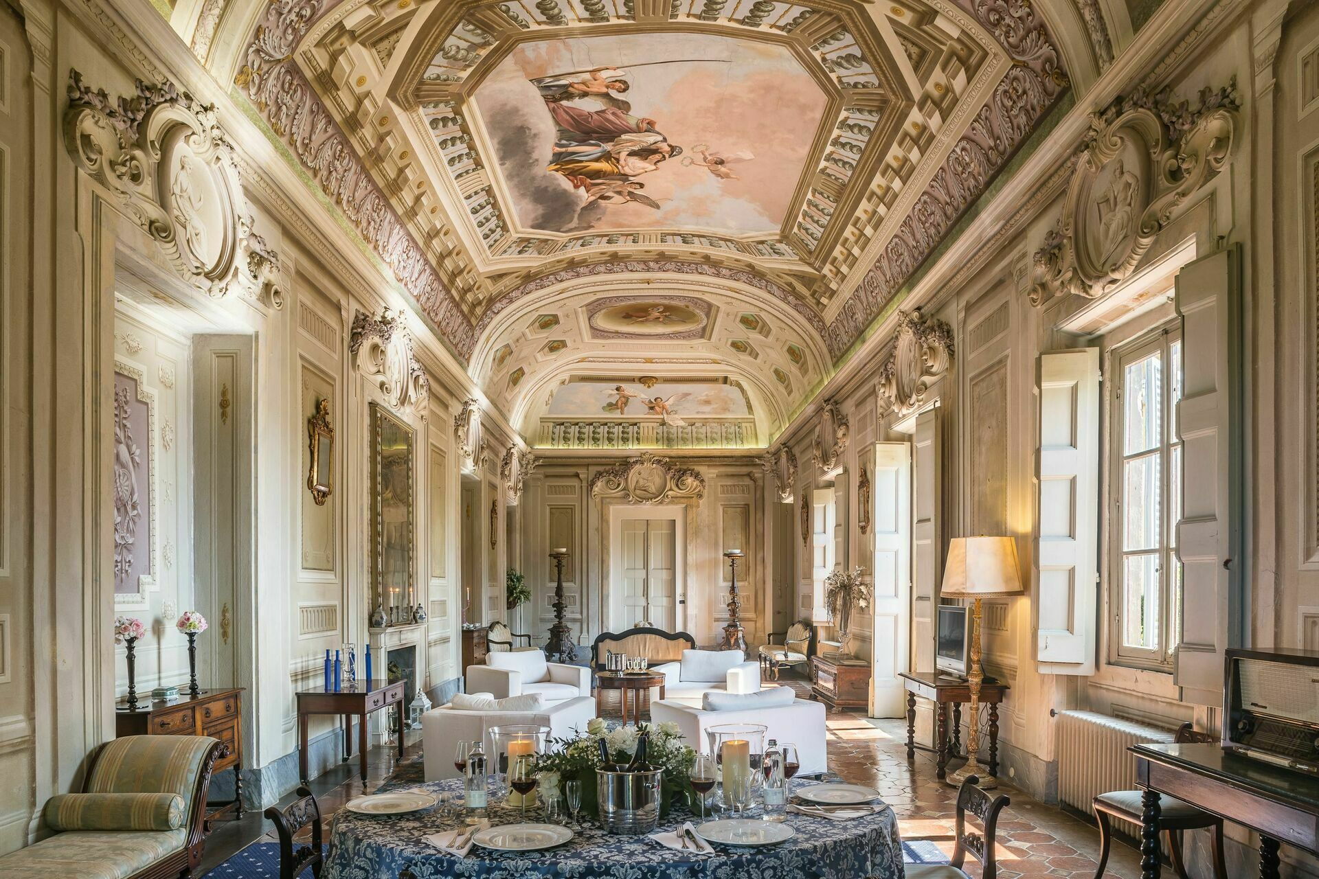 Castello di Montegufoni in Toscana>