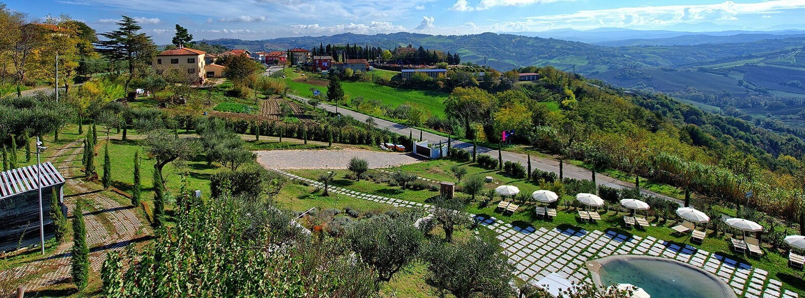 Panorama Villa Ambasciata Azzurra Montefiore Conca