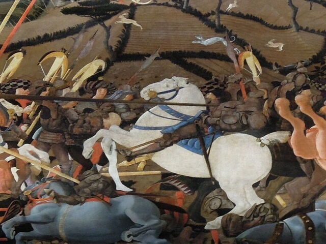 The Battle of San Romano between Art and Reality