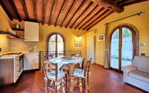 Accommodation Casa Rossa 3: Dining Room, Kitchen, Living Room