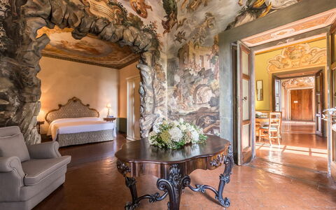 Accommodation La Grotta: Dining Room, Living Room