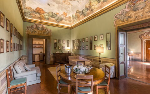 Accommodation La Grotta: Kitchen, Living Room