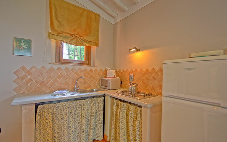 Accommodation Tiglio: Dining Room, Kitchen, Living Room