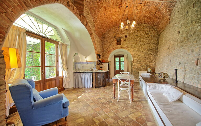 Accommodation Bastione: Kitchen, Living Room