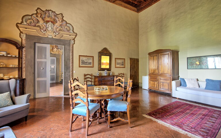Accommodation Montegufoni 7: Dining Room, Living Room