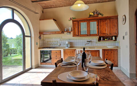 Accommodation Glicini 1: Dining Room, Kitchen, Living Room
