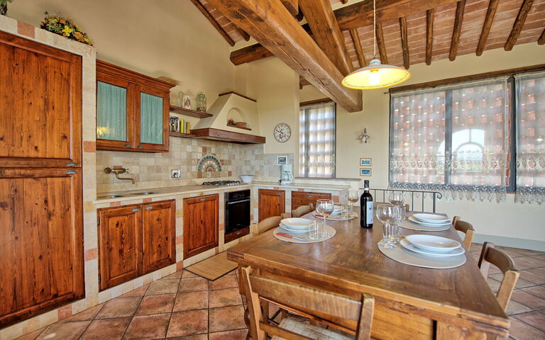 Accommodation Glicini 3: Dining Room, Kitchen, Living Room