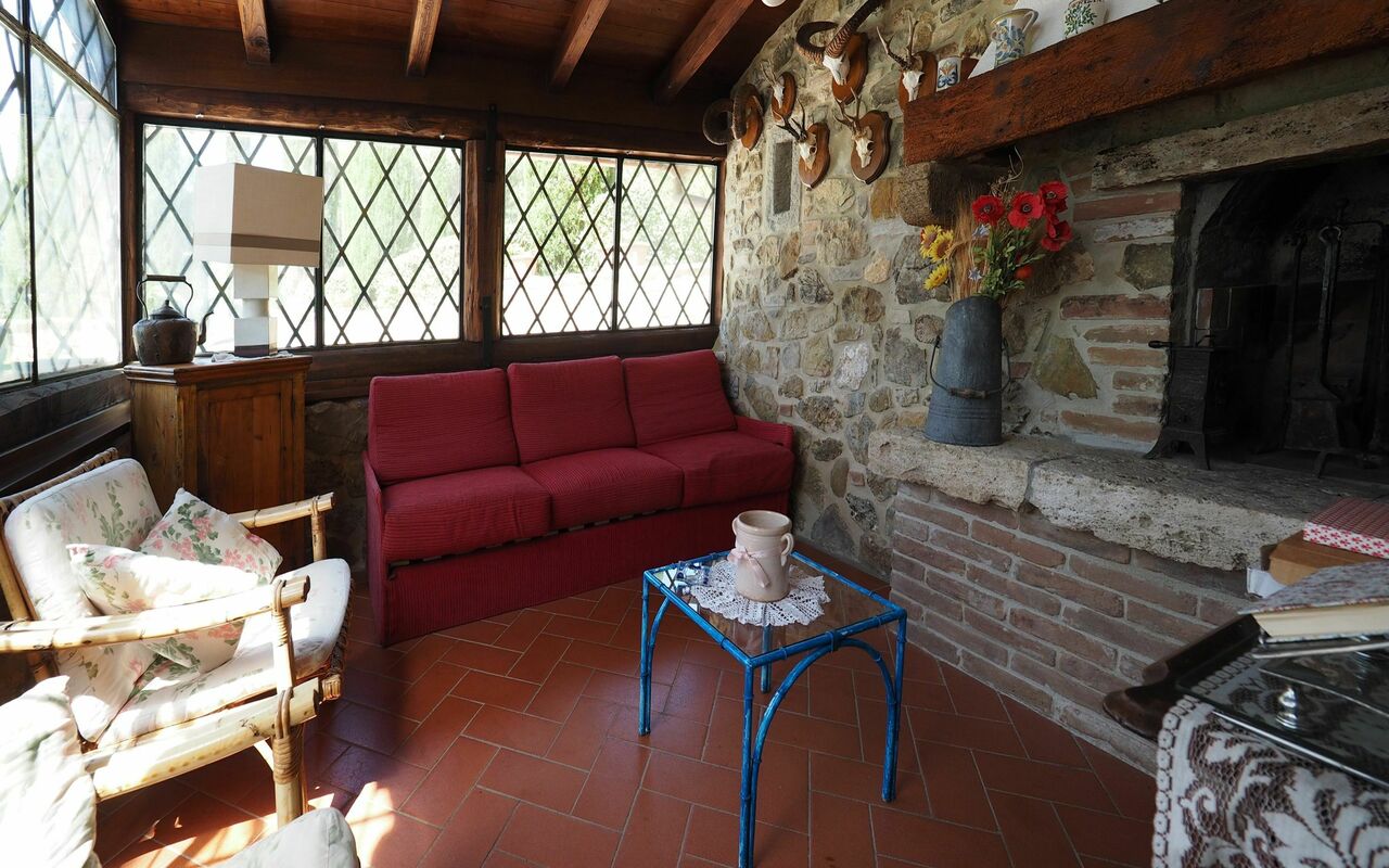 Accommodation Cornocchio 3: Living Room