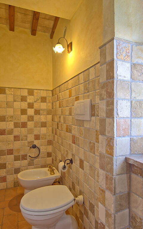 Castelmuzio: Bathroom