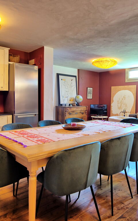 Villa Oliveta: Dining Room, Kitchen, Living Room