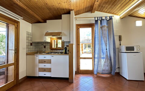 Accommodation Castellammare 1: Kitchen, Living Room