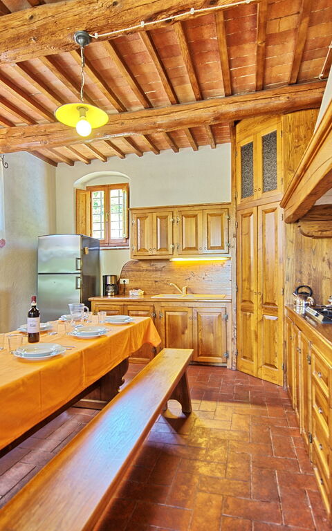 Casa Scopeti: Dining Room, Kitchen