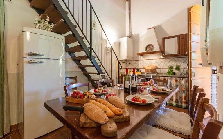 Accommodation Montelopio 5: Dining Room, Kitchen, Living Room