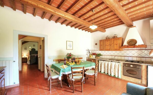 Accommodation Montelopio 3: Dining Room, Kitchen, Living Room