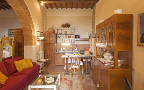 Accommodation Santo Agostino Ortensia: Dining Room, Kitchen, Living Room