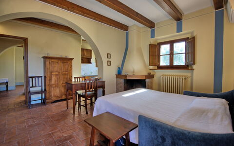 Accommodation Fornacino 4: Dining Room, Kitchen, Living Room