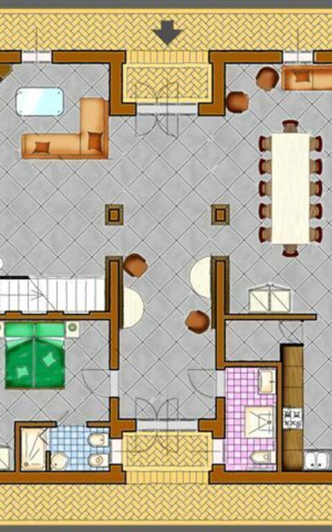 Villa Insoglio: Planimetry