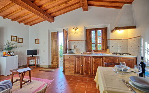 Accommodation Le Fonti 8: Dining Room, Kitchen, Living Room