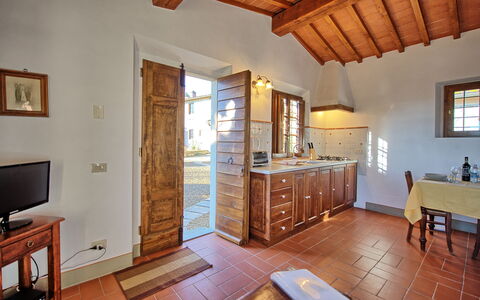 Accommodation Le Fonti 8: Dining Room, Kitchen, Living Room