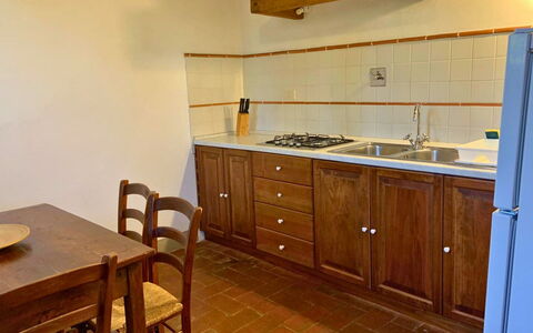 Accommodation Le Fonti 15: Dining Room, Kitchen