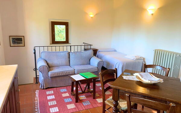 Accommodation Le Fonti 5: Dining Room, Living Room