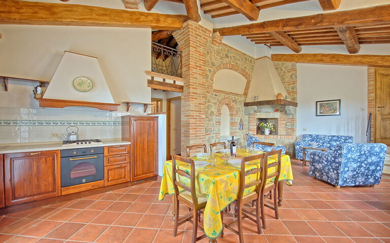 Accommodation San Donnino 7: Dining Room, Kitchen, Living Room