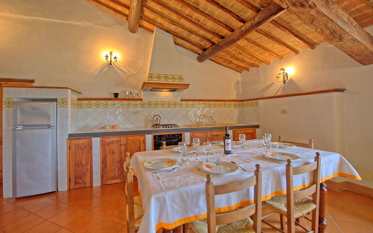 Accommodation San Donnino 4: Dining Room, Kitchen, Living Room