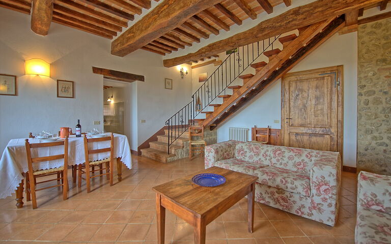 Accommodation San Donnino 1: Dining Room, Living Room