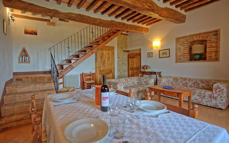Accommodation San Donnino 1: Dining Room, Living Room