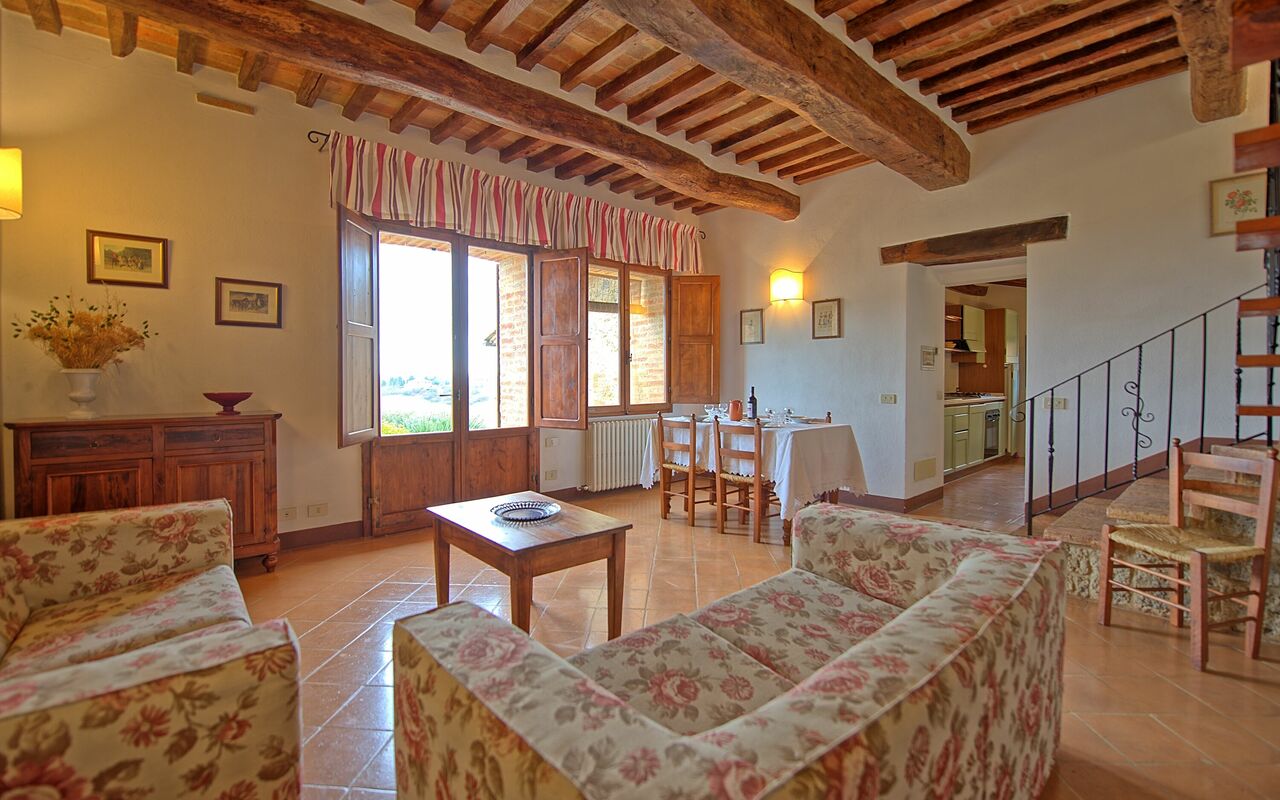 Accommodation San Donnino 1: Dining Room, Living Room
