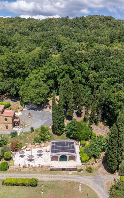 Le Querciolaie with Geothermal Pool: Outdoor, Scenic View