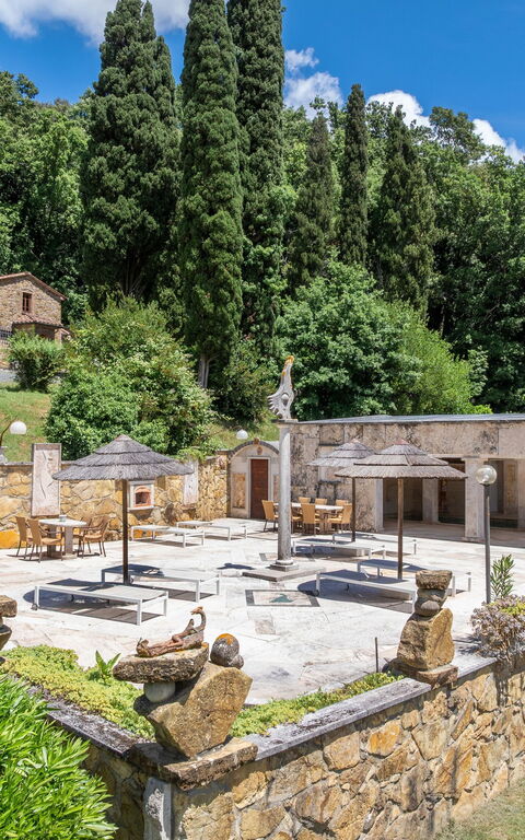Le Querciolaie with Geothermal Pool: Hot Tub, Outdoor, Pool, Scenic View