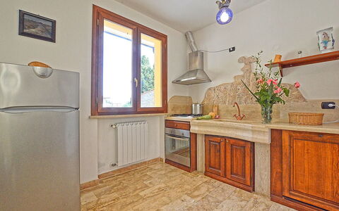 Accommodation Dependance 1: Dining Room, Kitchen, Living Room