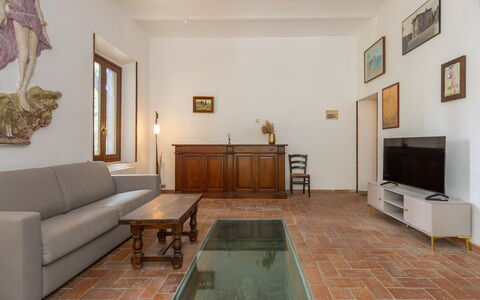 Accommodation Casiere: Living Room
