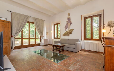 Accommodation Casiere: Living Room