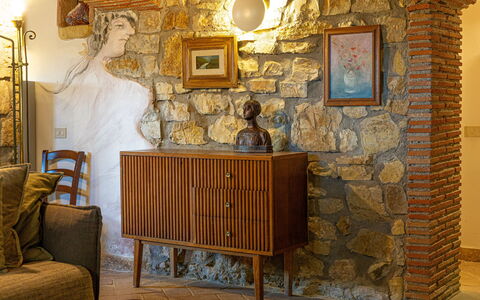 Accommodation Boscaiolo: Living Room, Room Detail