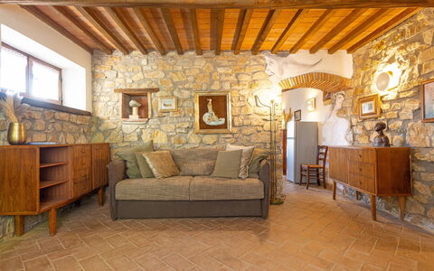 Accommodation Boscaiolo: Living Room