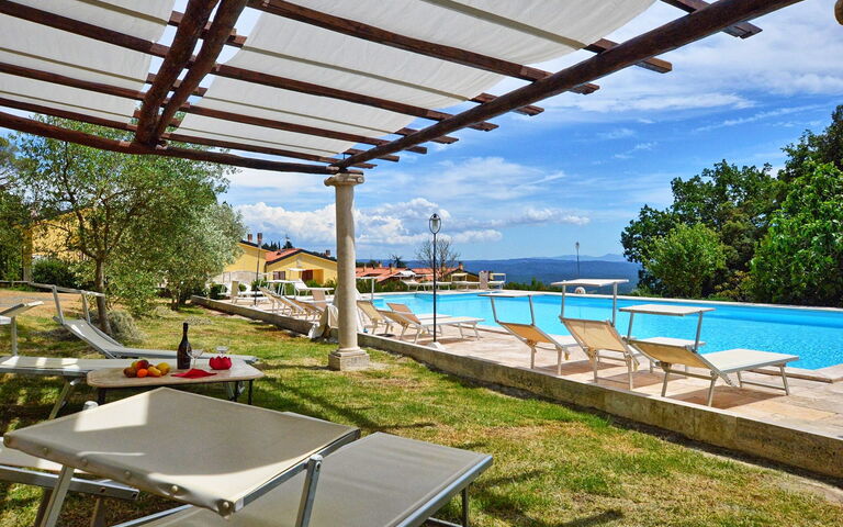 Le Querciolaie with Geothermal Pool: Garden, Pool