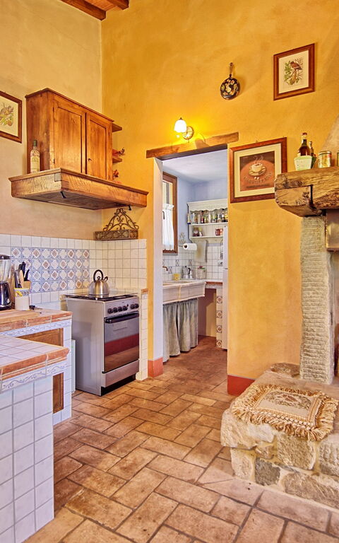 Casa Cipressi: Dining Room, Kitchen, Living Room