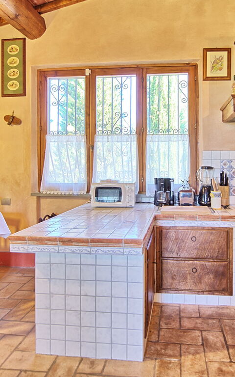 Casa Cipressi: Dining Room, Kitchen, Living Room