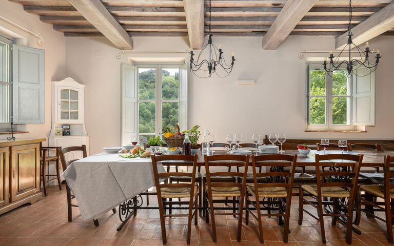 Villa Casentino: Dining Room