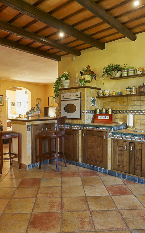 Villa Oasi: Kitchen