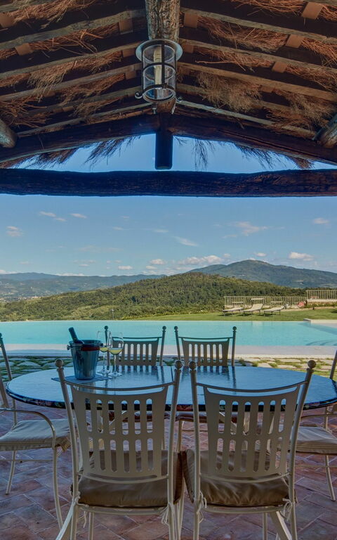 Villa Agazzi: Balcony / Terrace / Patio, Pool