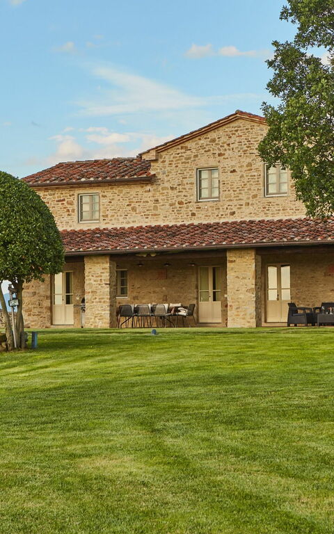 Villa Agazzi: Balcony / Terrace / Patio, Garden