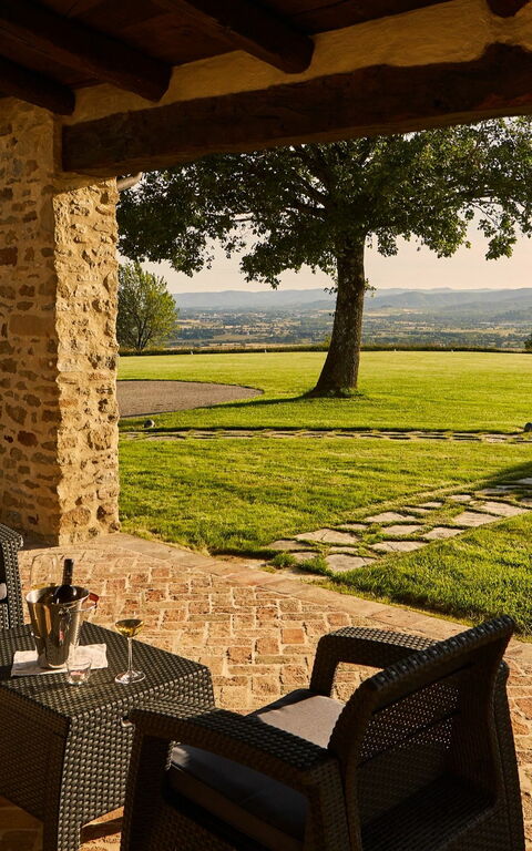 Villa Agazzi: Balcony / Terrace / Patio, Garden