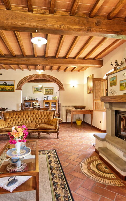 Villa Poggetta: Living Room