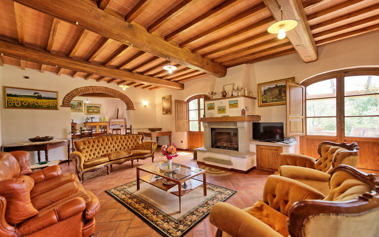Villa Poggetta: Living Room