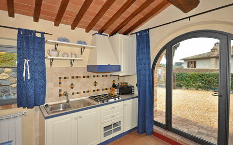 Accommodation Ortensia: Dining Room, Kitchen, Living Room