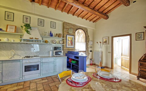 Accommodation La Capanna: Dining Room, Kitchen